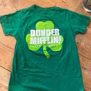 The Office Green T-shirt size 5 youth